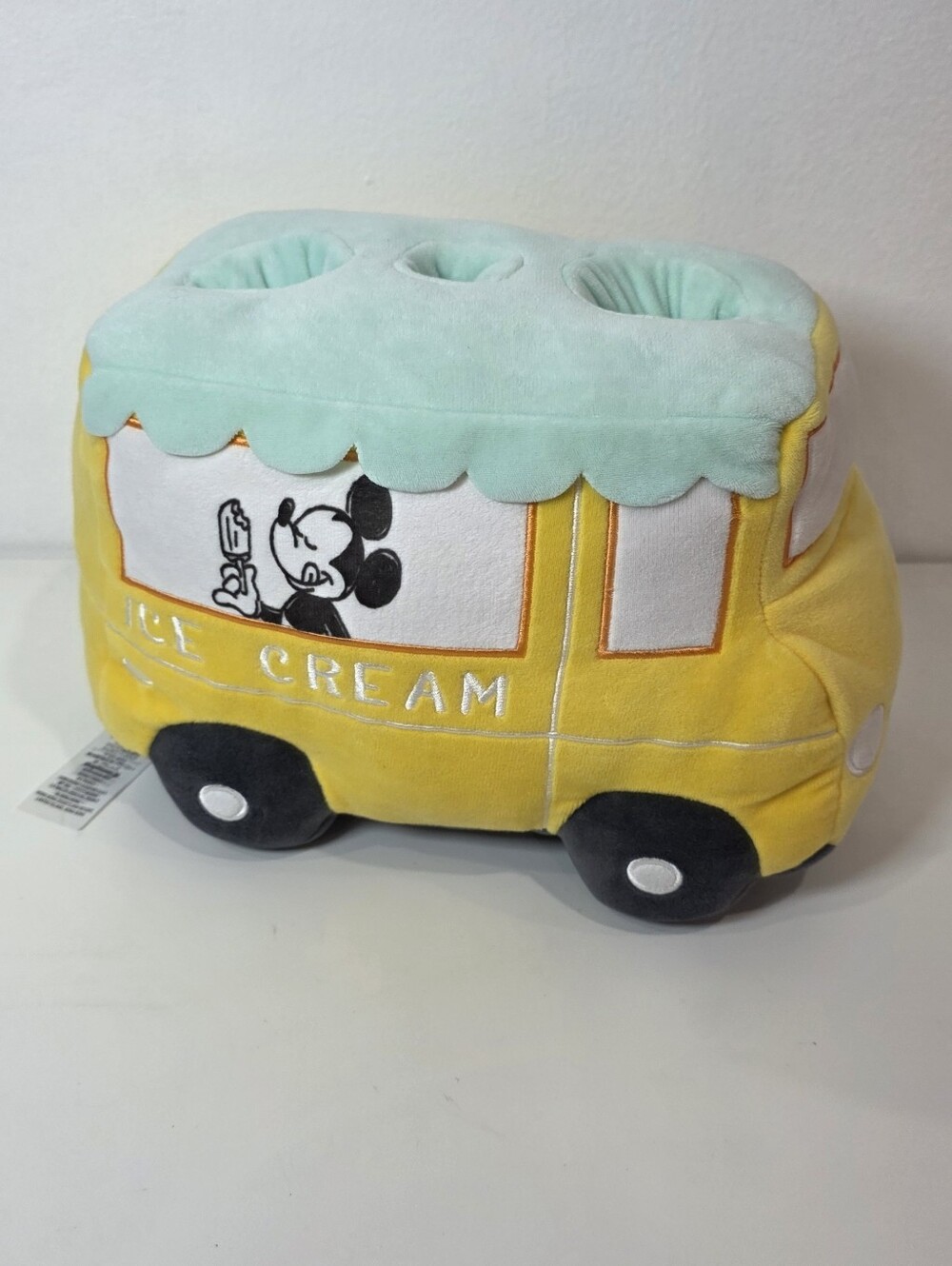 💙Disney Mickey Mouse Ice Cream Truck Soft Plush Stuffed Toy with Tag Truck ONLY
